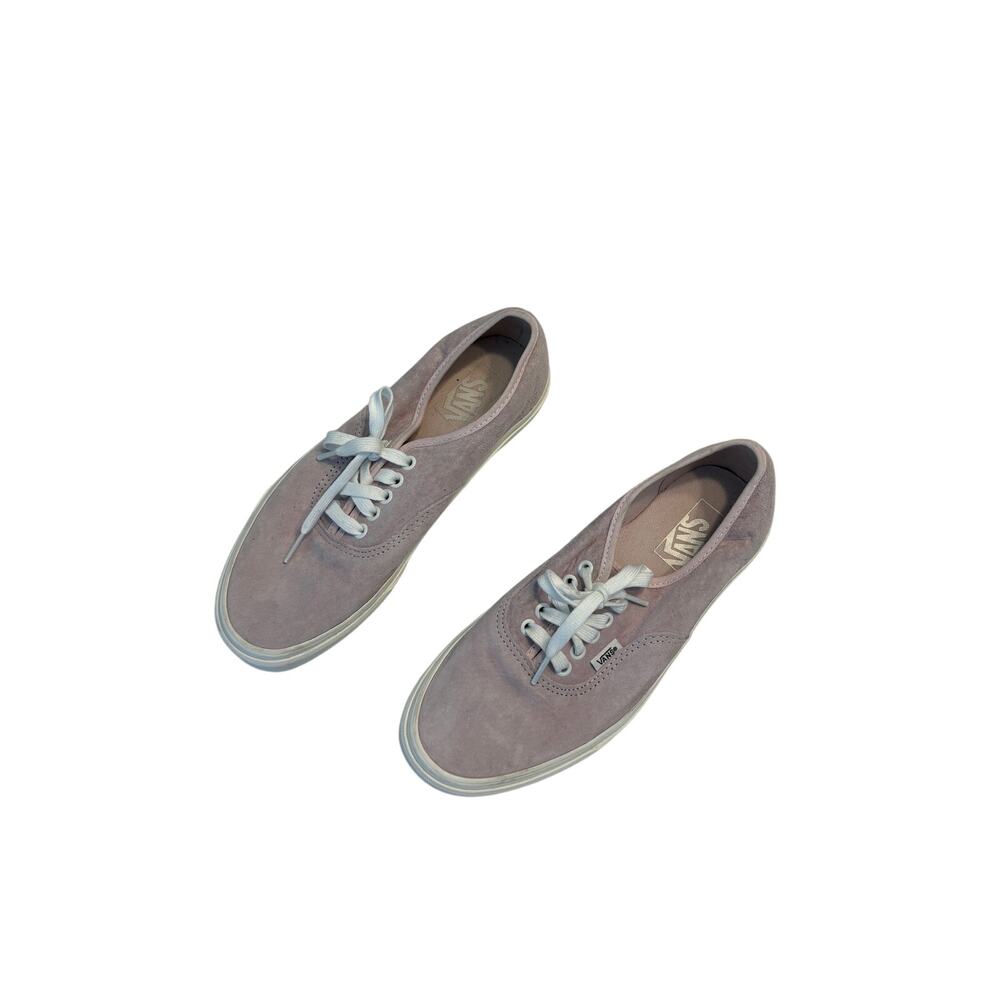 Vans Men's 8 Women's 9.5 Authentic Pig Suede Dupont Heiq Eco Dry Purple  Lilac